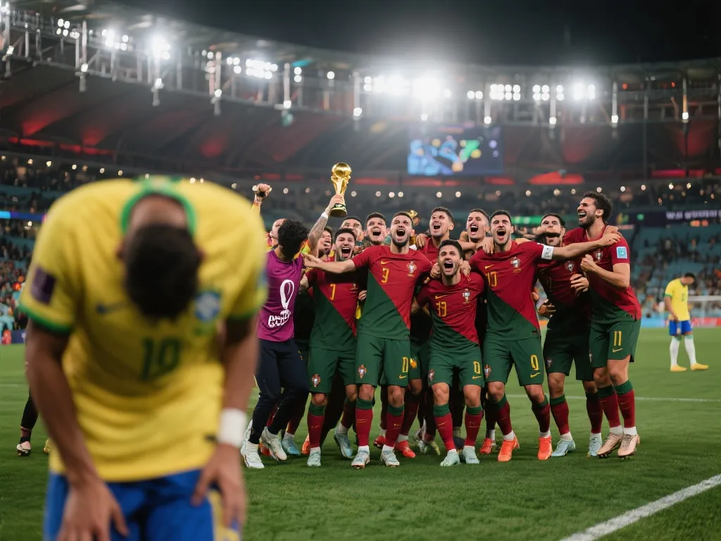 绿茵场上的意外交响：葡萄牙黑马乐章压倒桑巴鼓点，世界杯四强版图重绘